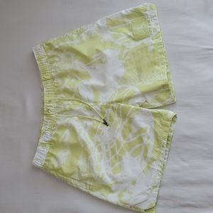 NWT Michael Jordan Yellow White Swim Trunks Size Men's XL